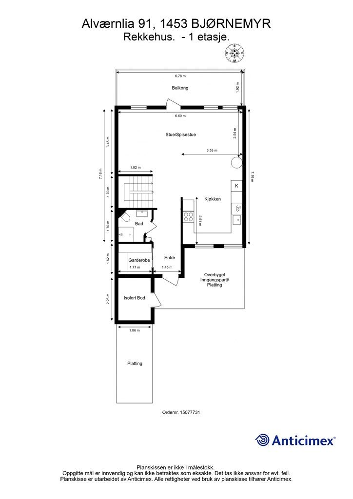 Plantegning 1. etasje
