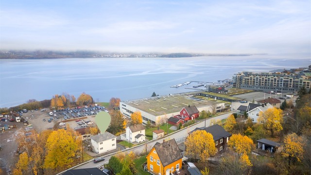 Beliggenheten på Tangen kombinerer nærhet til Drammensfjorden med kort vei til sentrum og pendlervennlig offentlig transport.
Foto: Ole Thorgeir Solheim Thoresen
