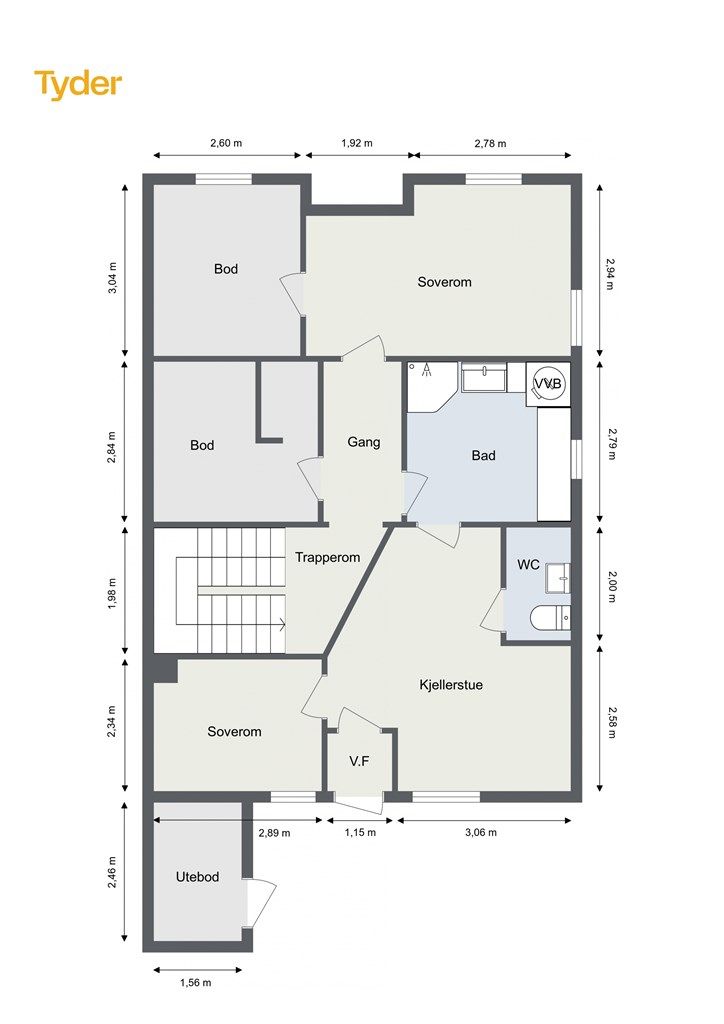 Plantegning Underetasje