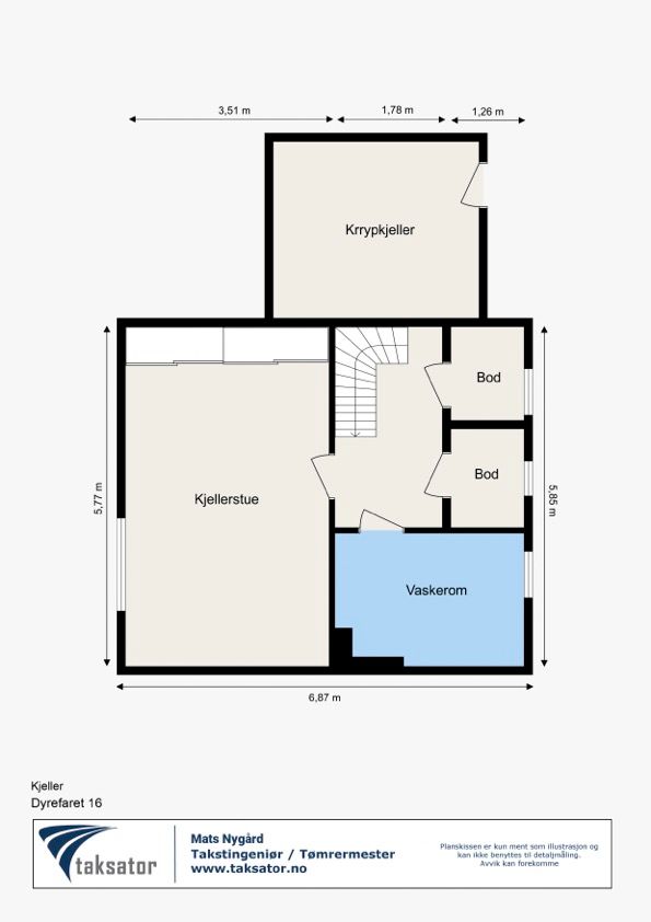 Plantegning - Underetasje