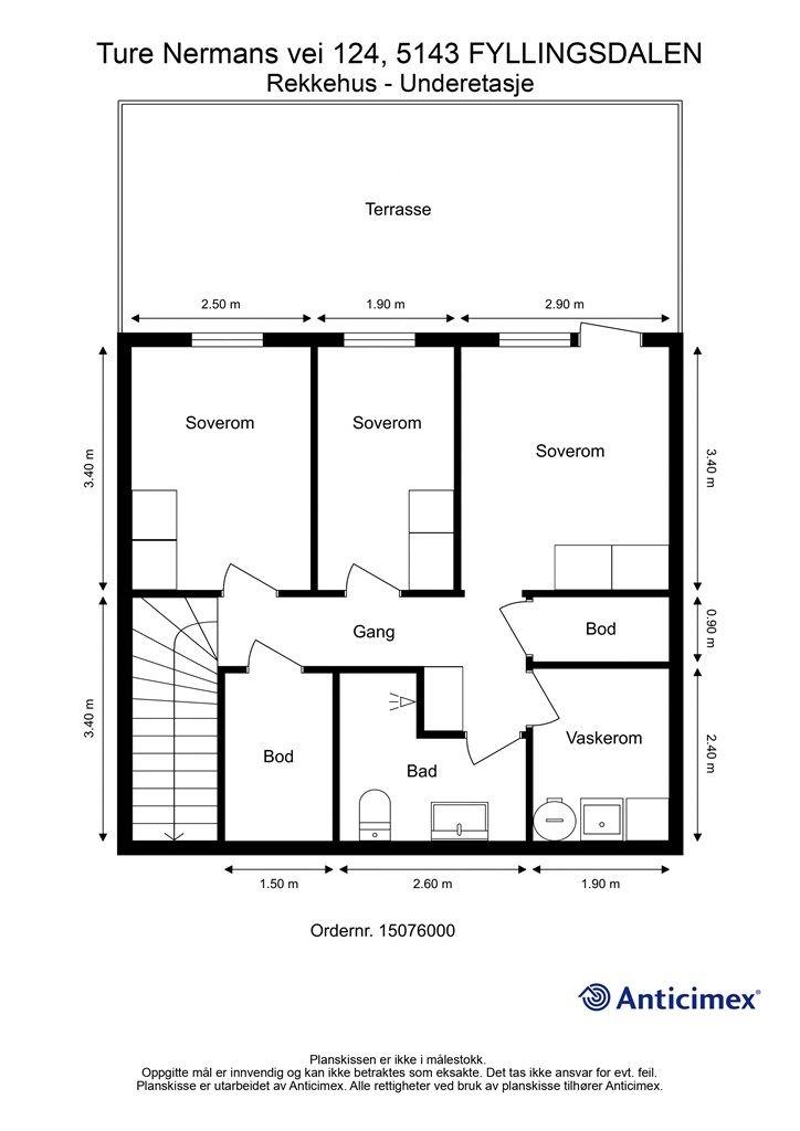 Plantegning - Underetasje