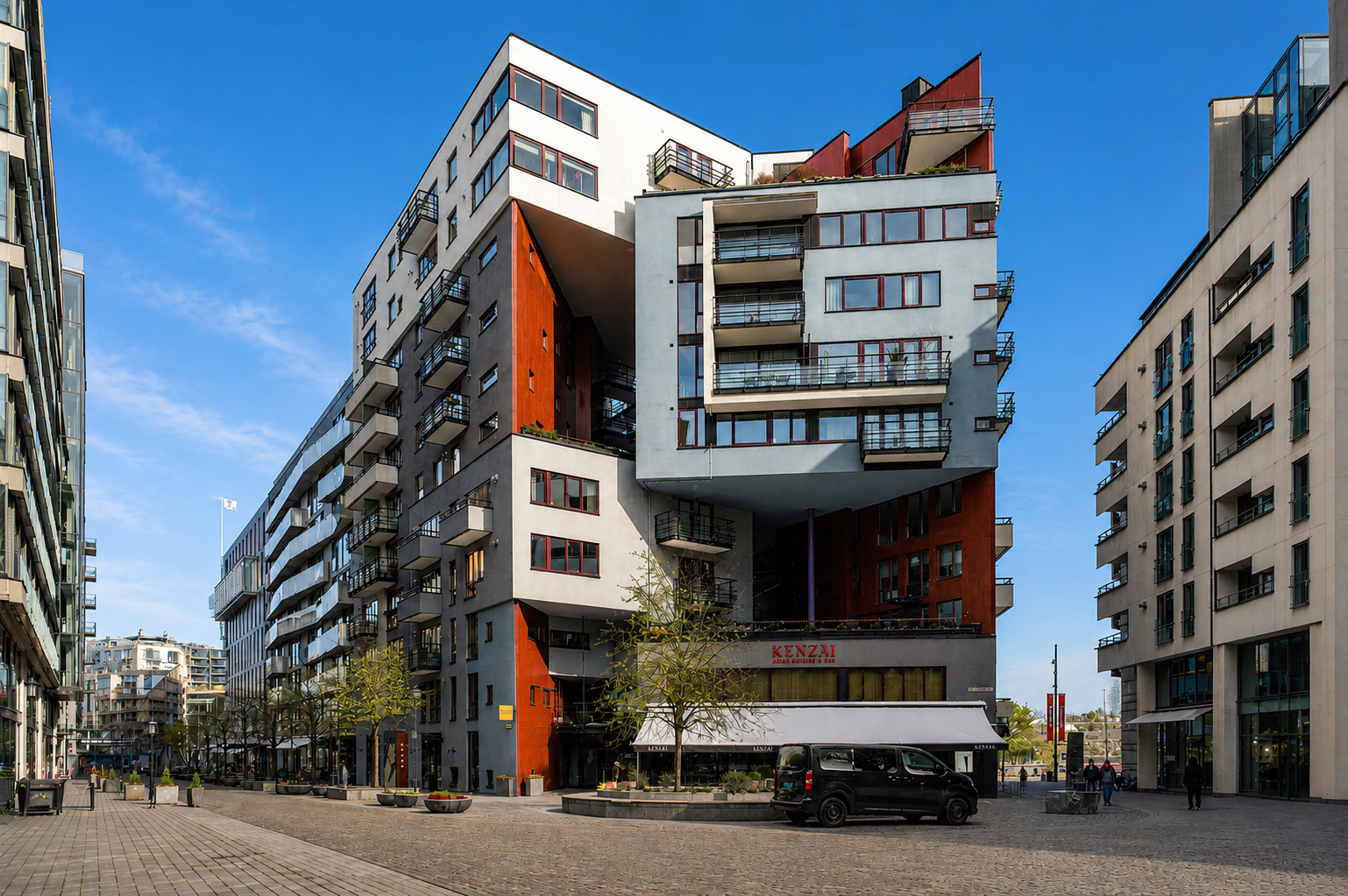 Unik og moderne Fasade i et attraktivt nabolag