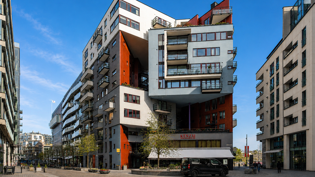Unik og moderne Fasade i et attraktivt nabolag