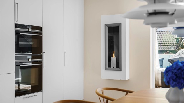 Integrerte stekeovner fra Siemens, samt gasspeis fra Faber Torch.