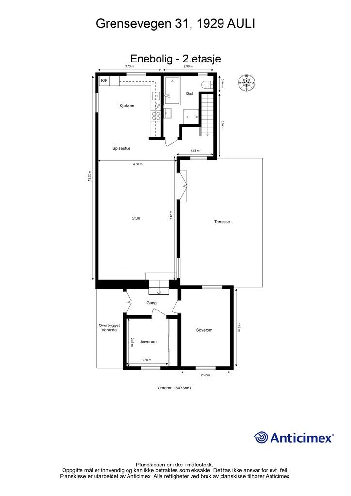 Plantegning - 2.etasje.