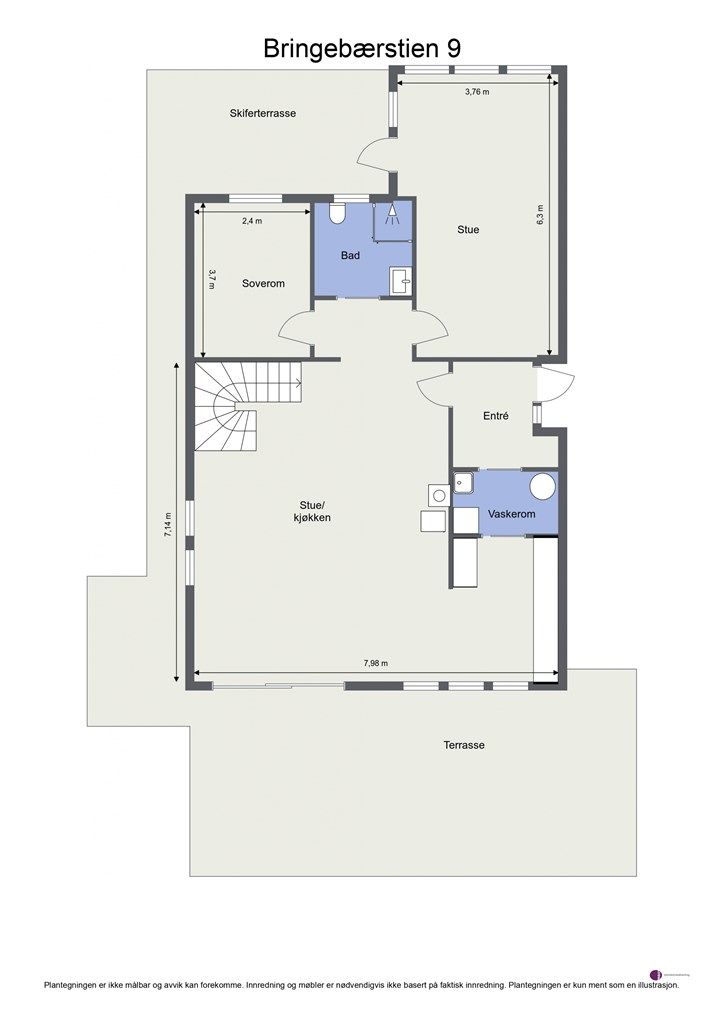 Plantegning - 1. etasje