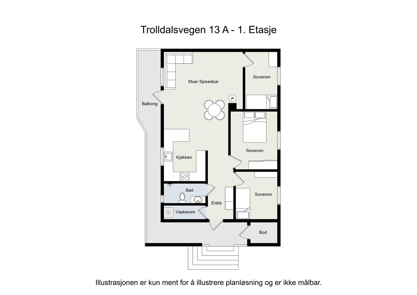 Plantegning 1. etasje