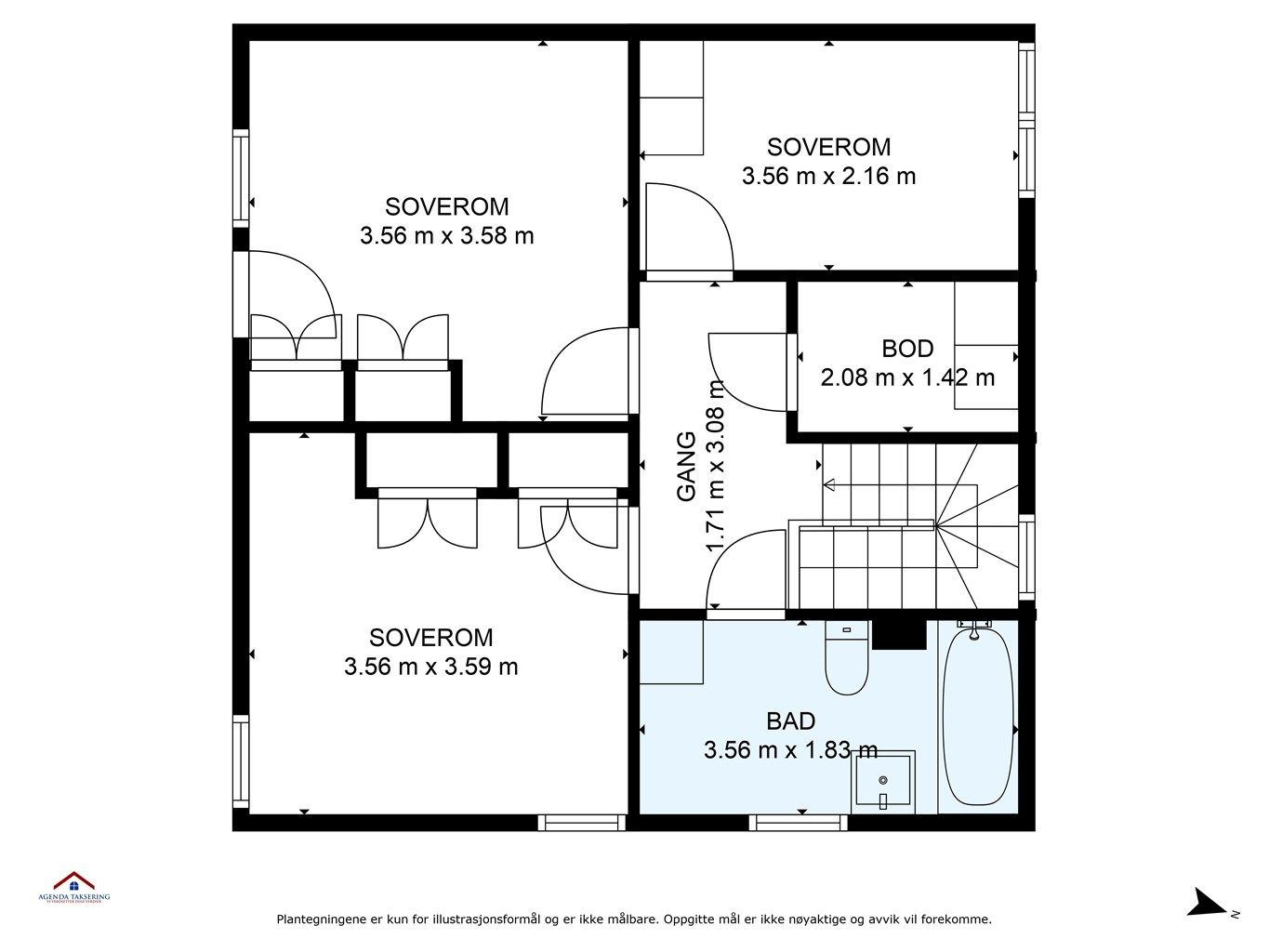 Plantegning 2.etasje