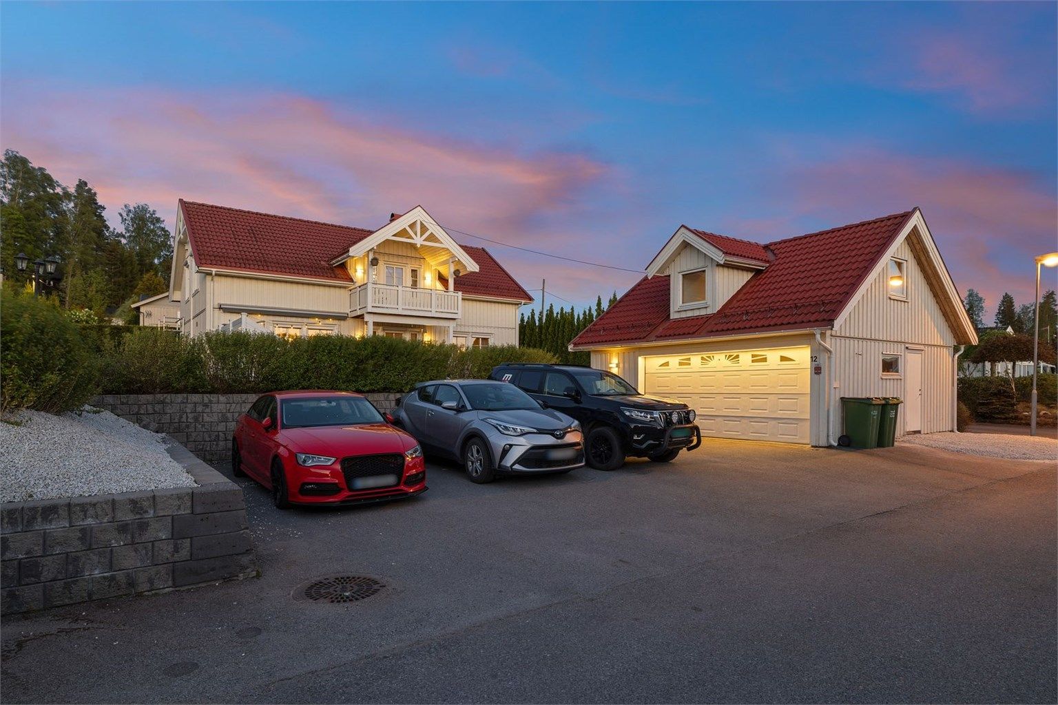 Gode parkeringsmuligheter på tomt