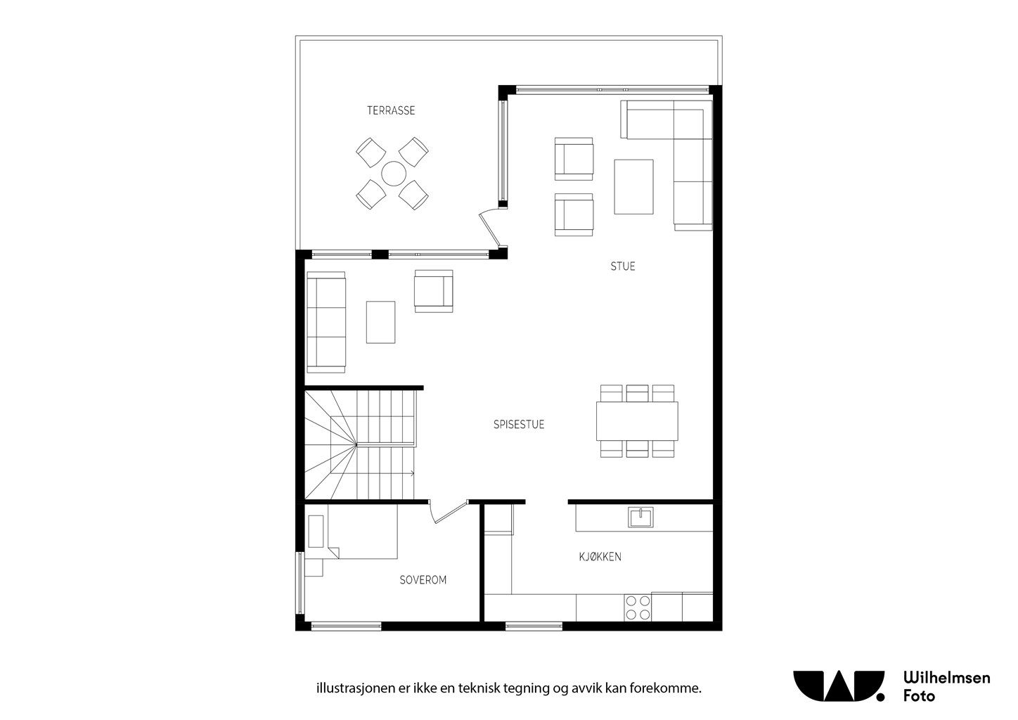 - Plantegning 2. etasje -