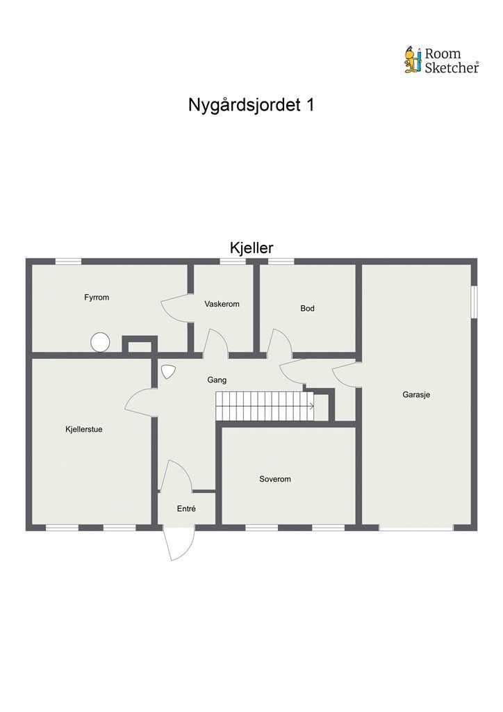 Plantegning- Kjeller.