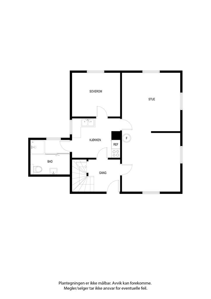 Plantegning 1. etasje