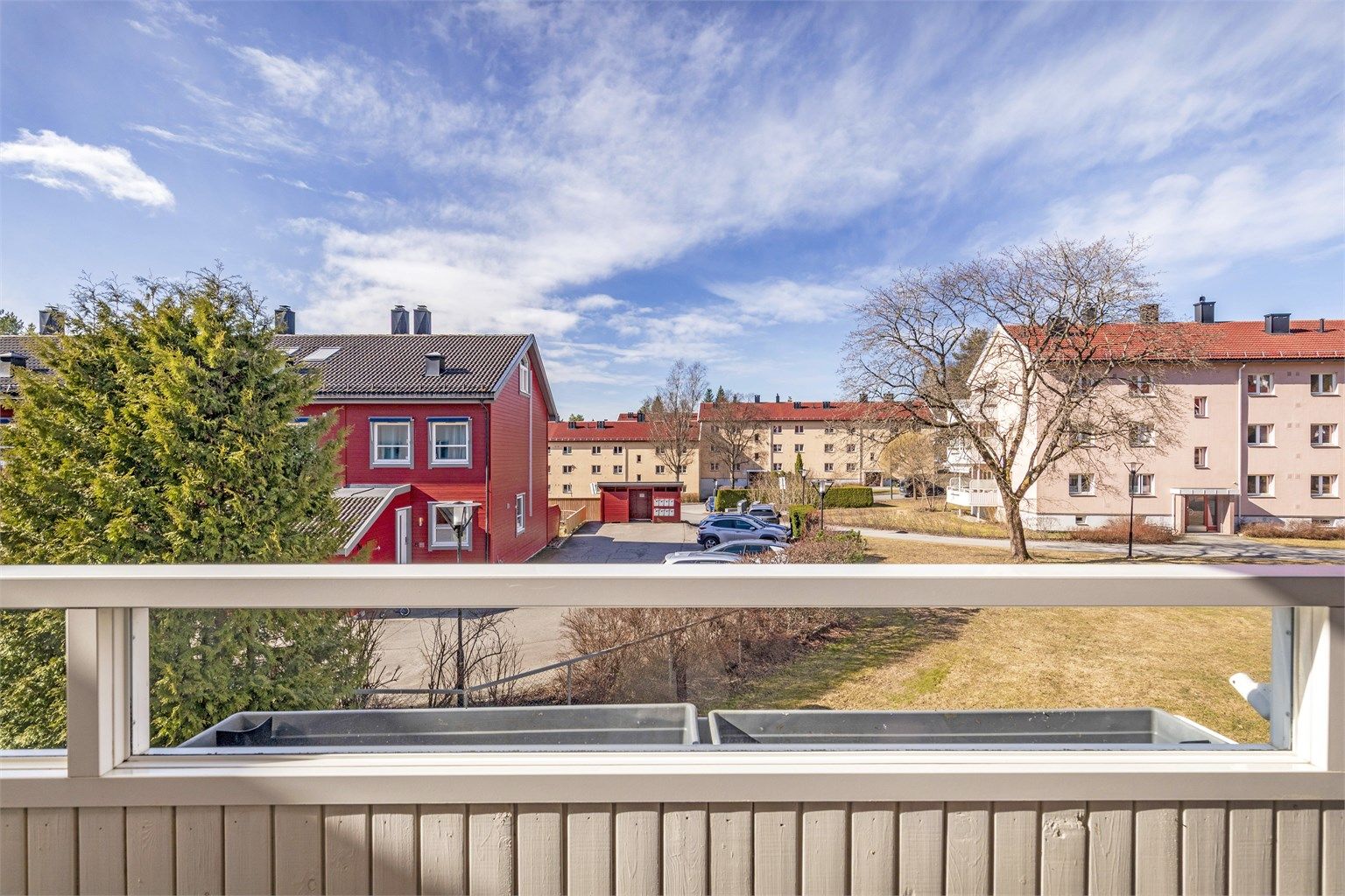 Utsikt fra balkongen