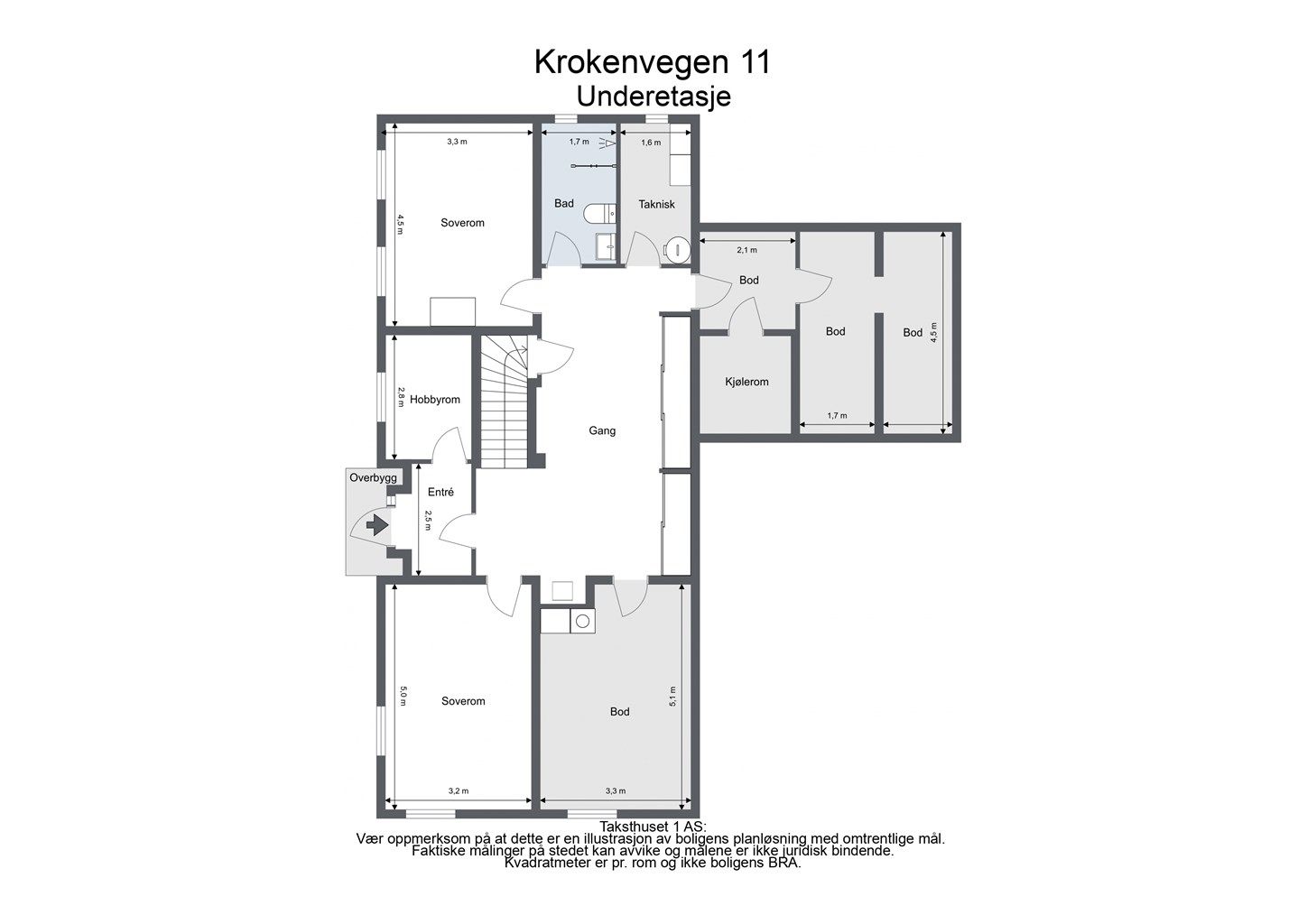 Krokenvegen 11 Underetasje