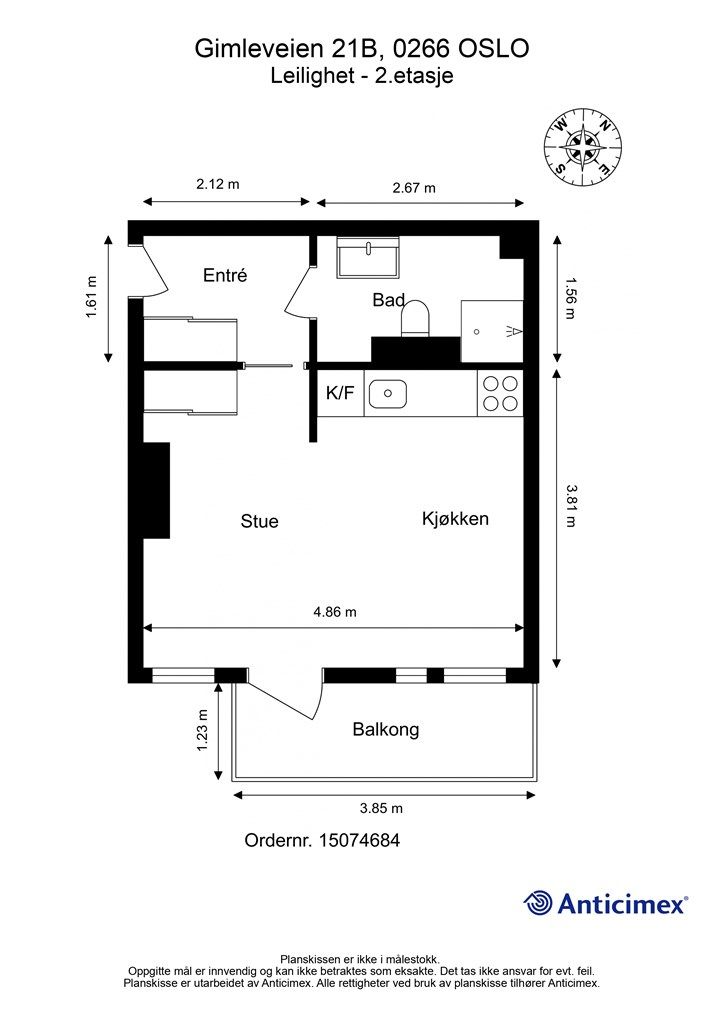 Plantegning 2.etasje.