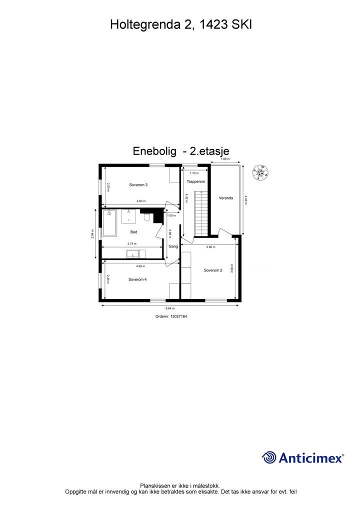 Plantegning 2. etasje