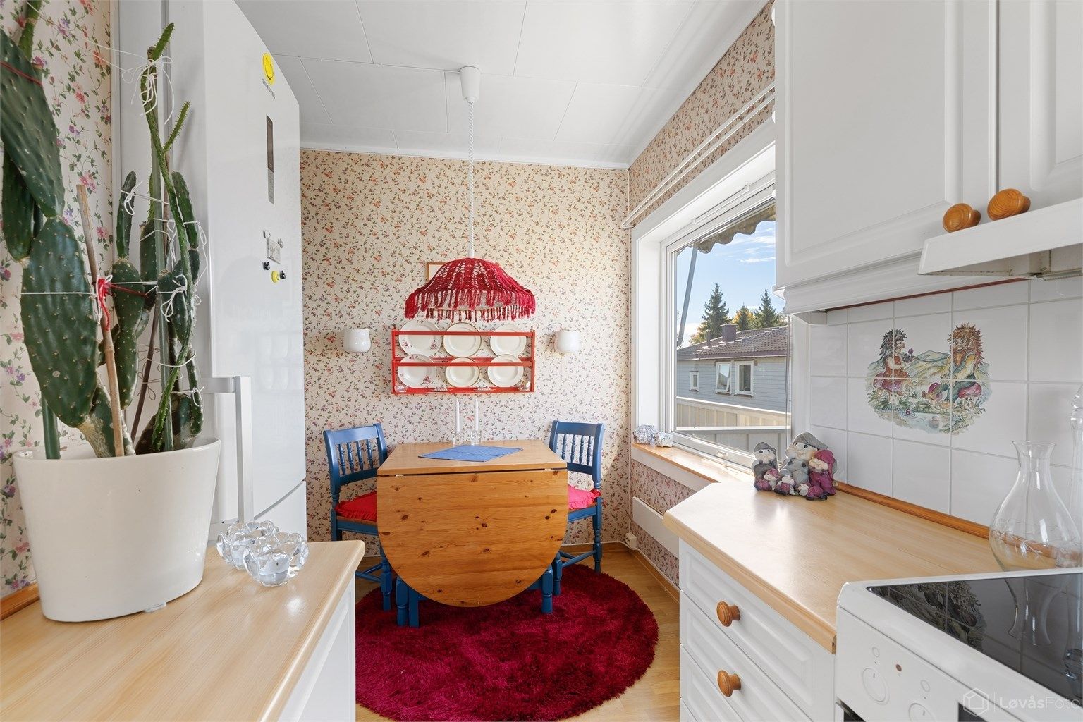 To separate kjøkken gir stor fleksibilitet i bruken av leiligheten.