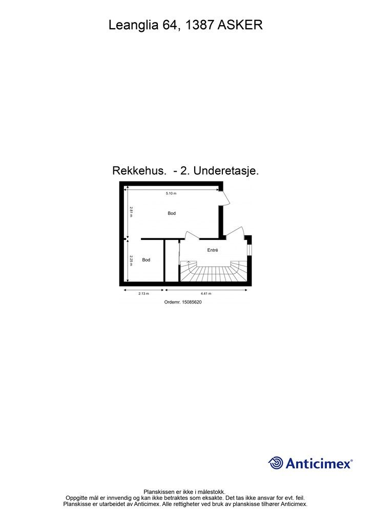 Plantegning 2. underetasje