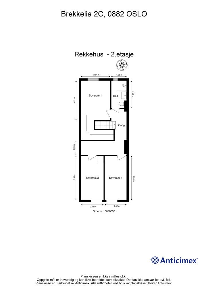 Plantegning - 2. etasje