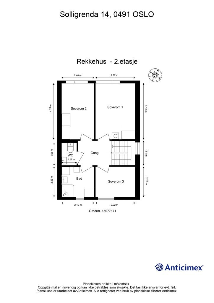 Plantegning 2. etasje
