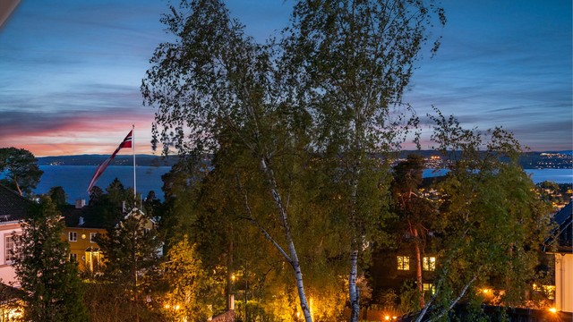 Utsikt fra loftsetasjen