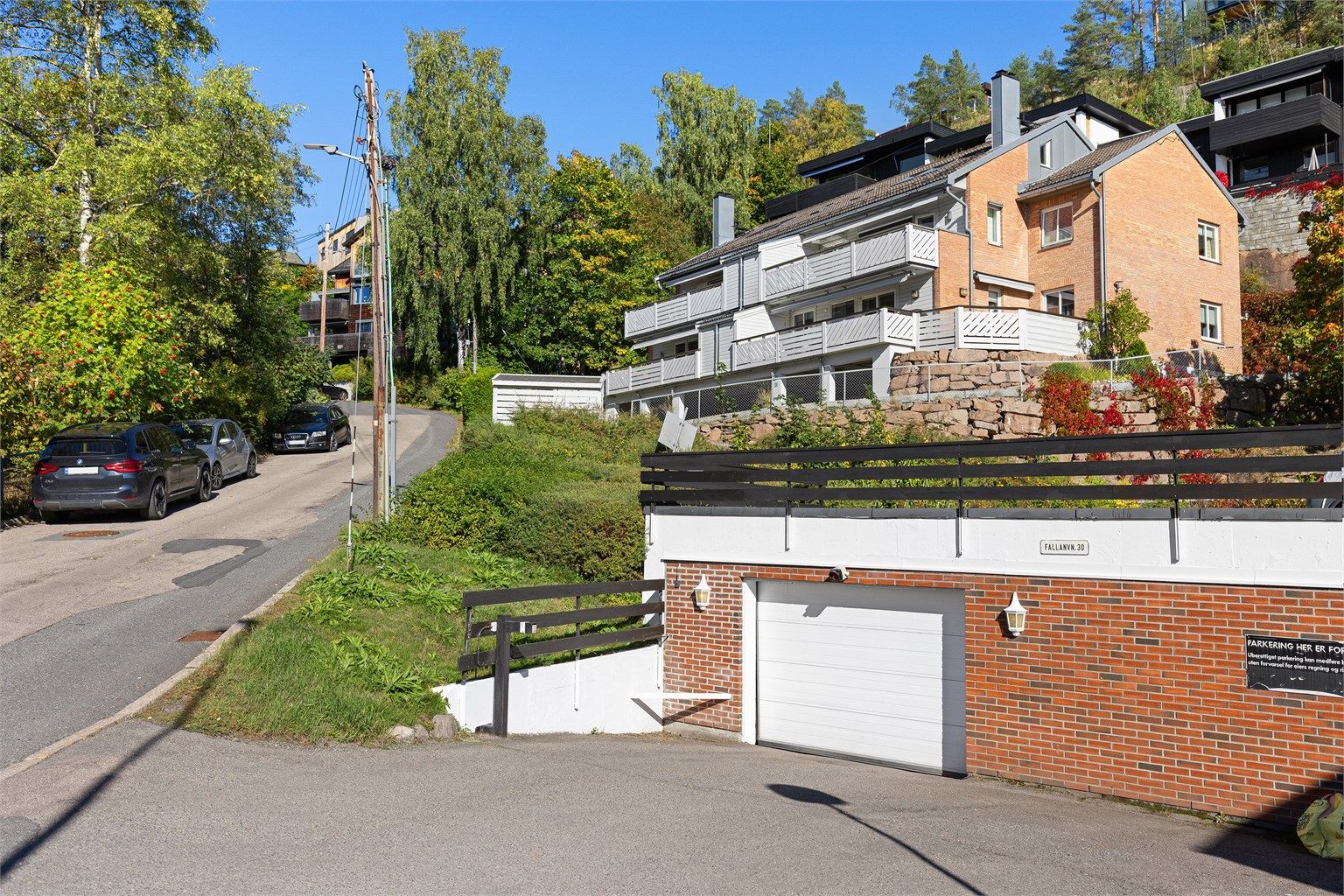 Adkomst til felles garasjeanlegg