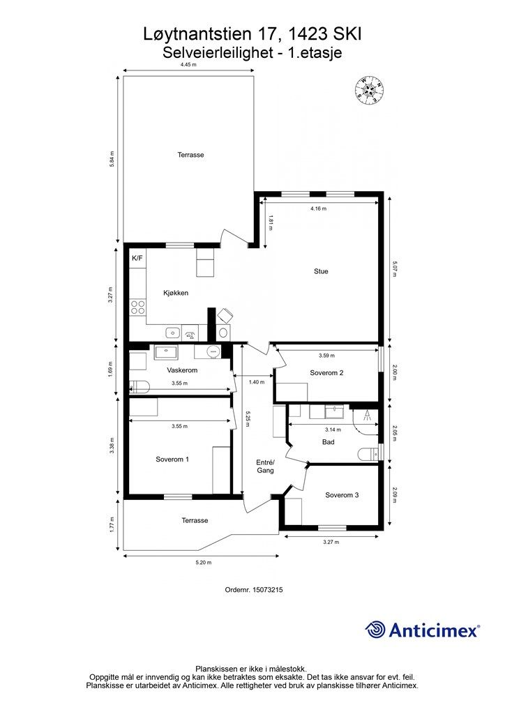 Plantegning - 1. etasje