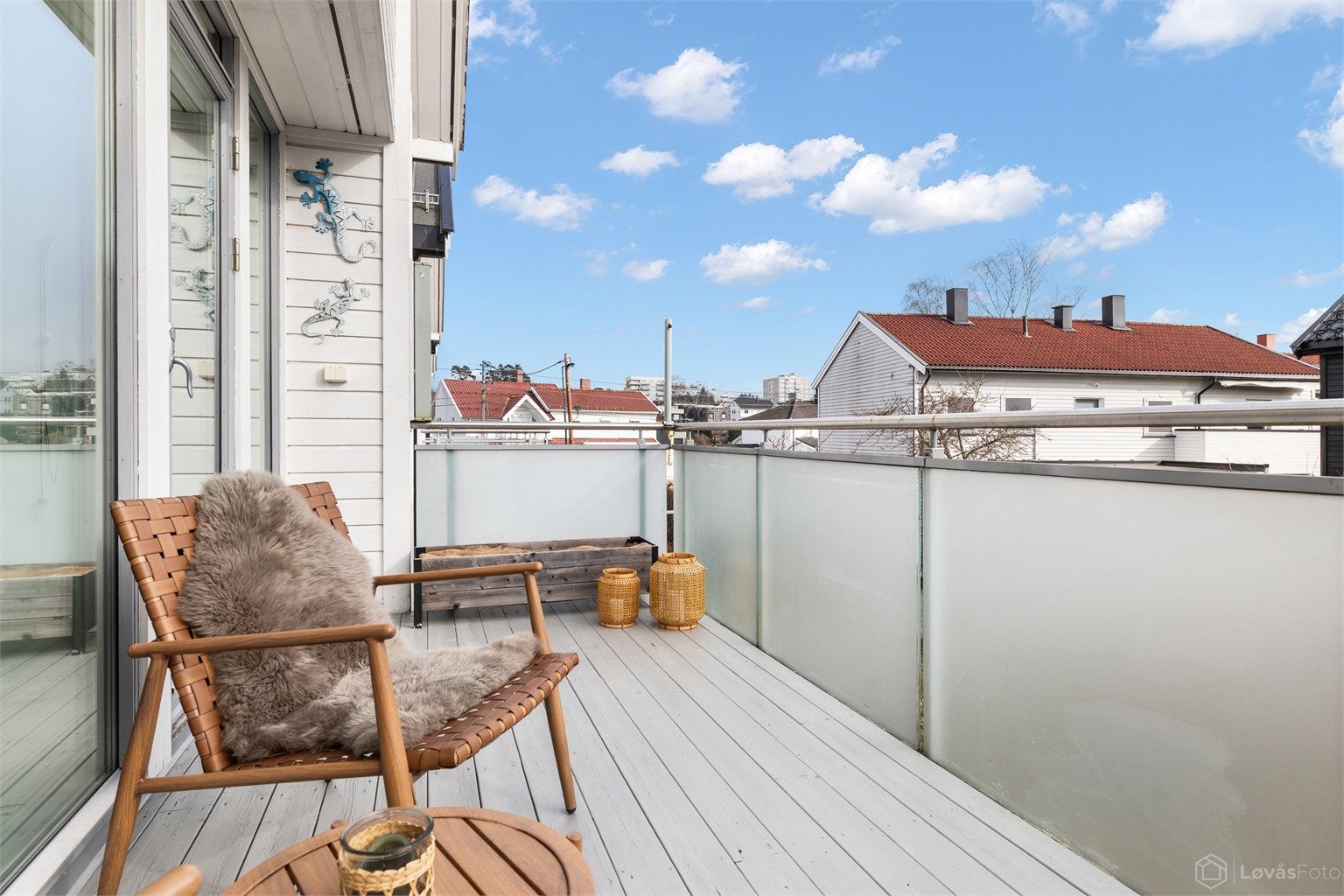 En privat og usjenert uteplass.