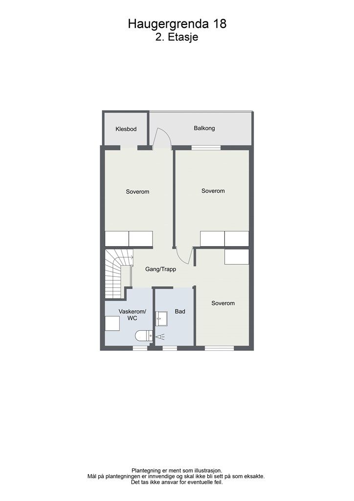 Plantegning 2. etasje