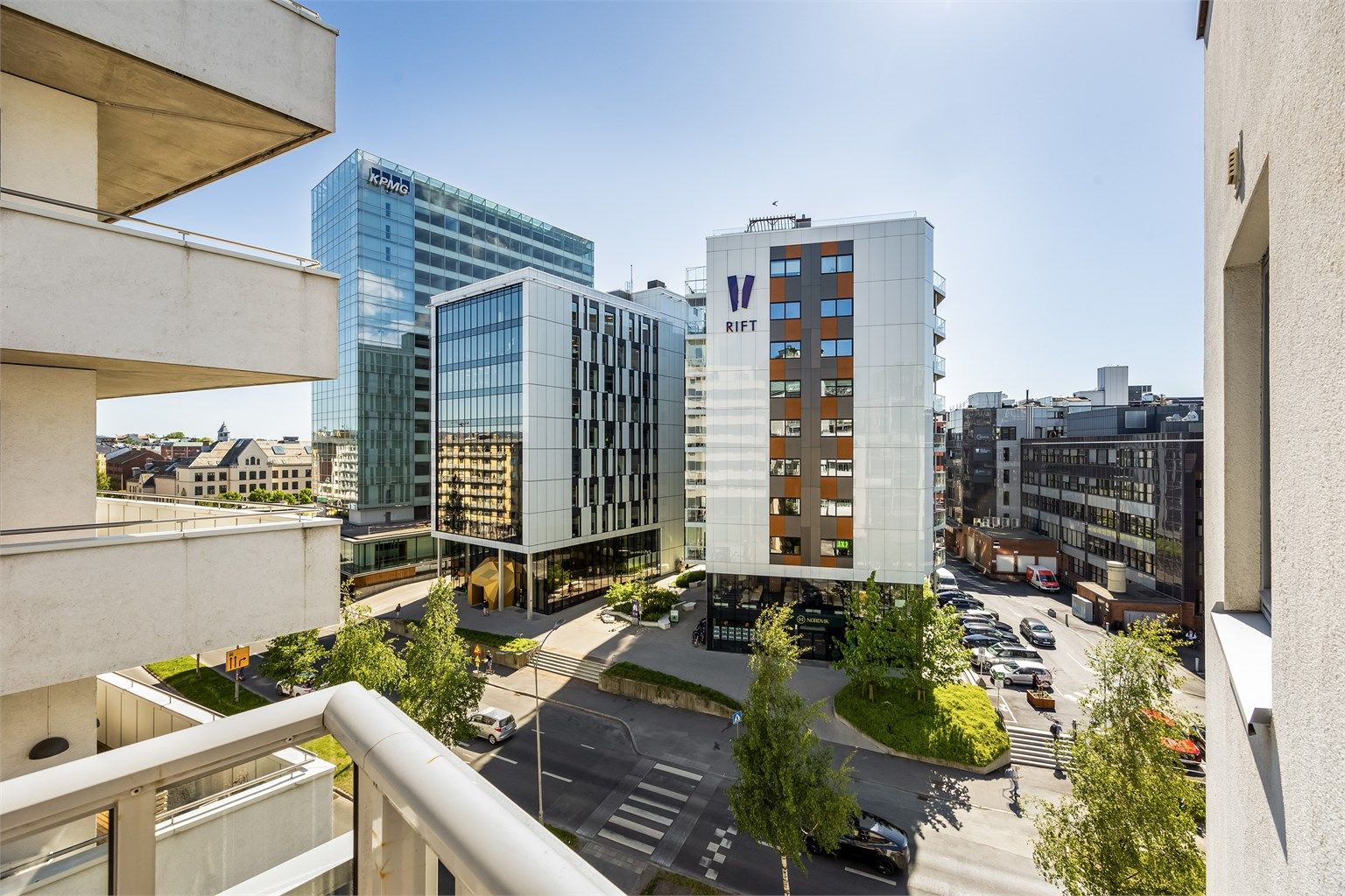 Her bor du høyt og fritt midt på Majorstuen.