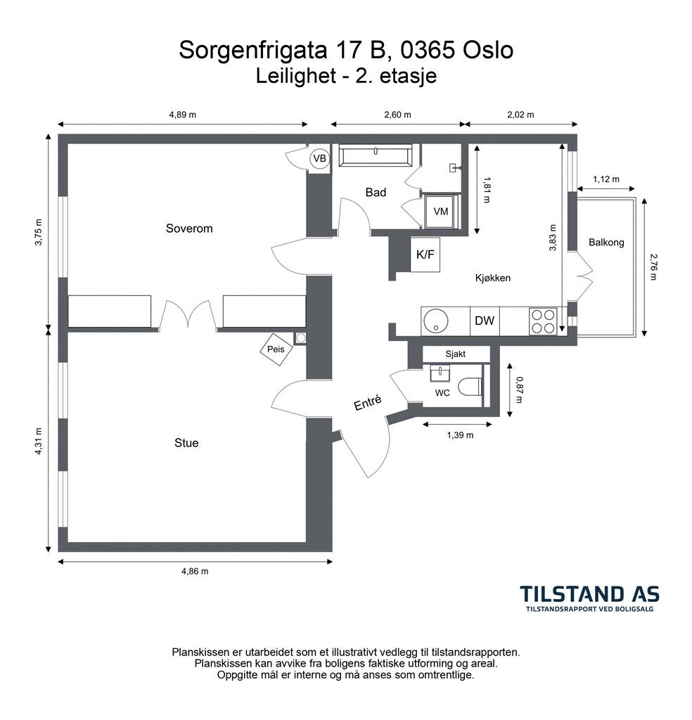 Plantegning 2. etasje. 
