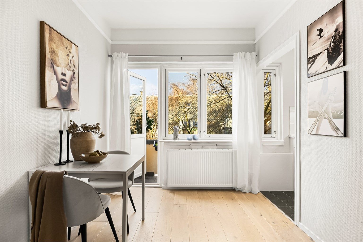 Dette er en meget arealeffektiv og lys selveierleilighet beliggende rolig, men supersentralt til på "beste" Majorstuen! Foto: Marit Andersen.