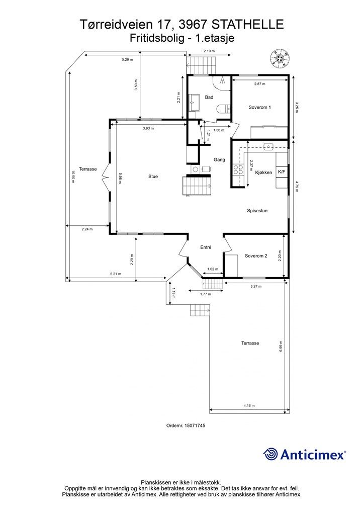 Plantegning - 1. etasje