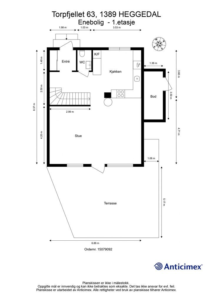 Plantegning 1.etasje