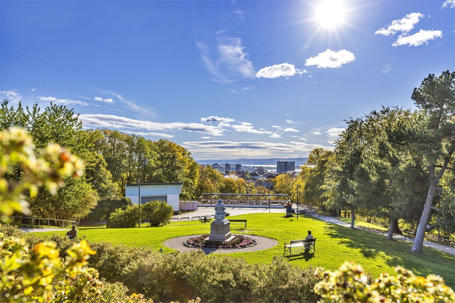 Gangavstand til populære St. Hanshaugen park.