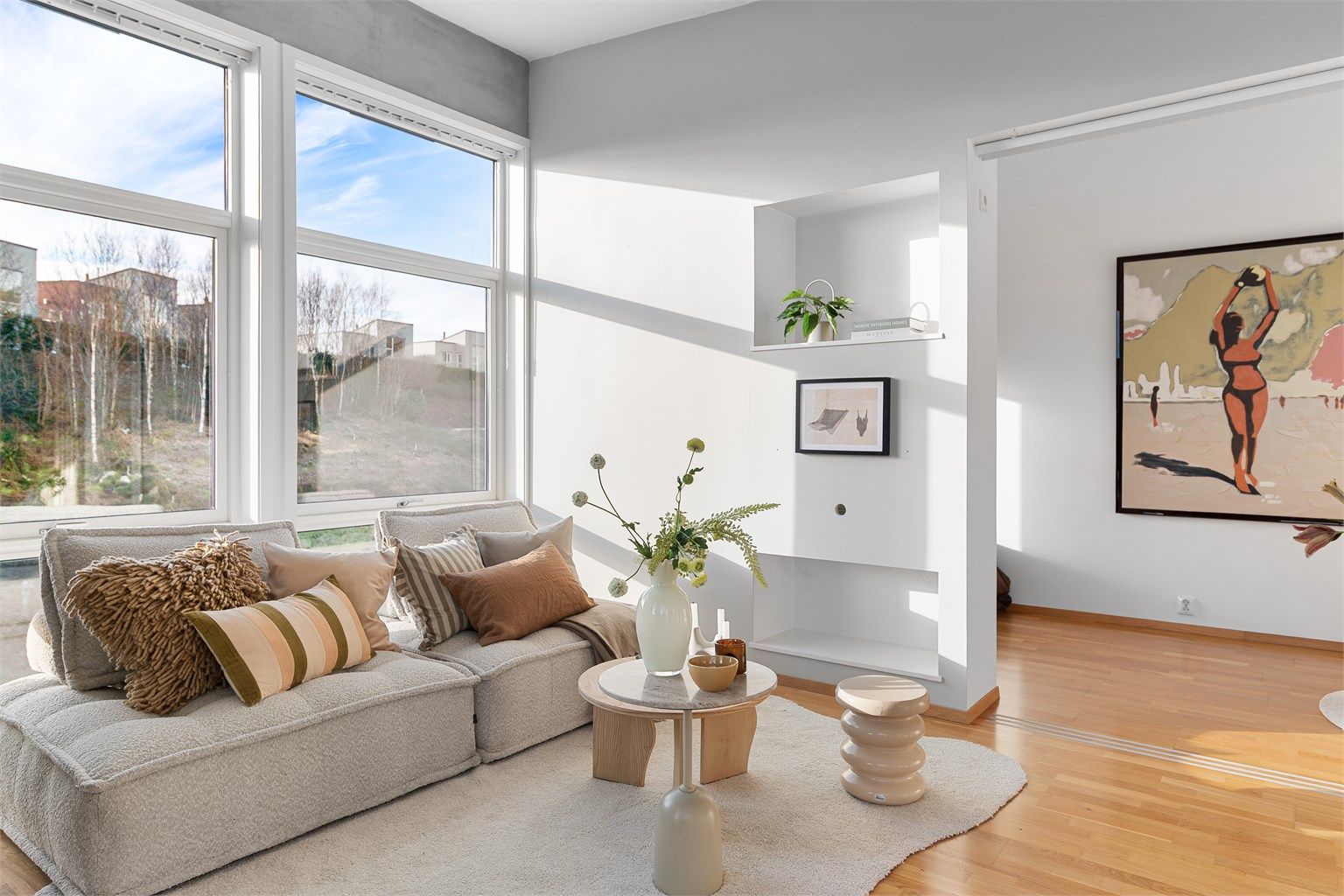 - God plass til en koselig sofakrok -