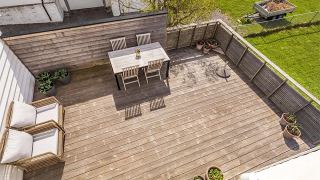 Perfekt plass å invitere til sosiale sammenkomster sommerstid