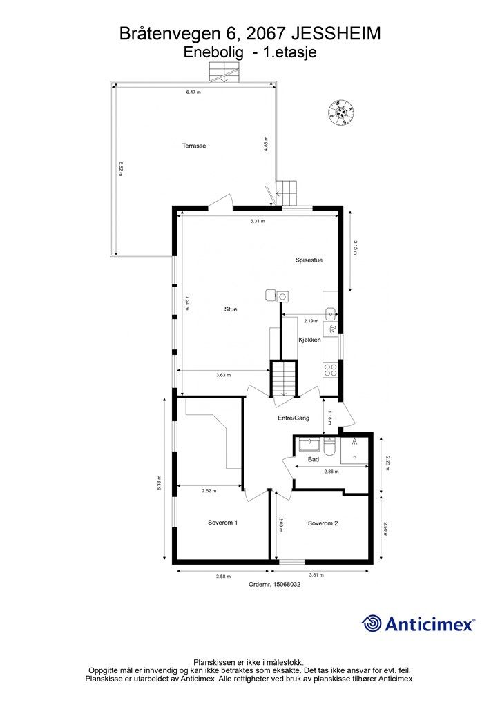 Plantegning 1.etasje 