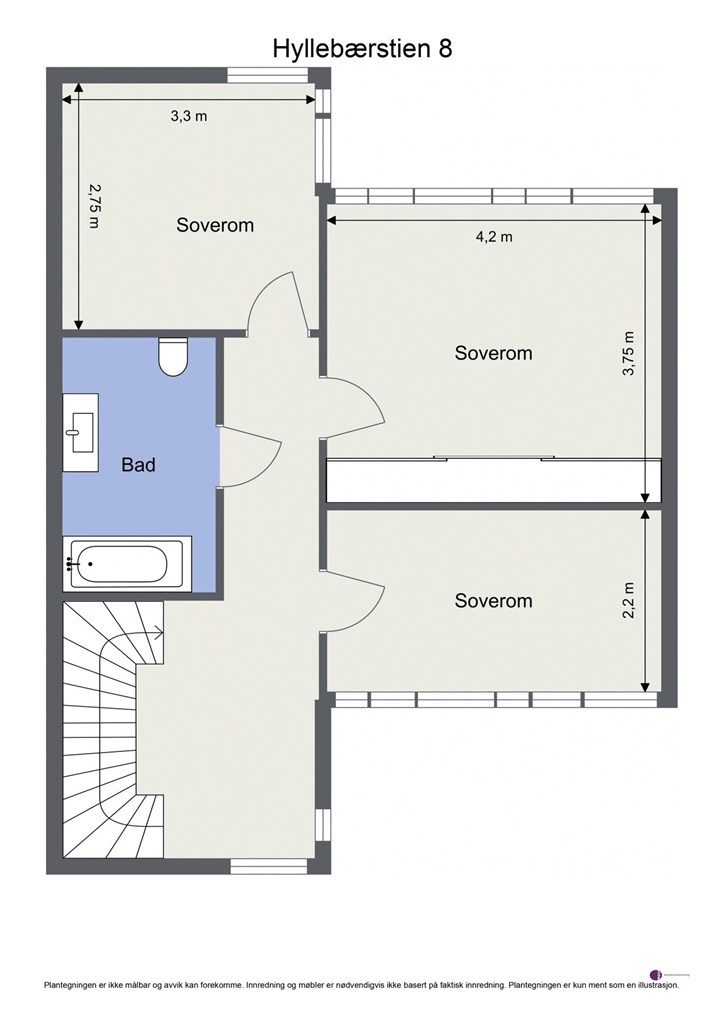 Plantegning - 2. etasje