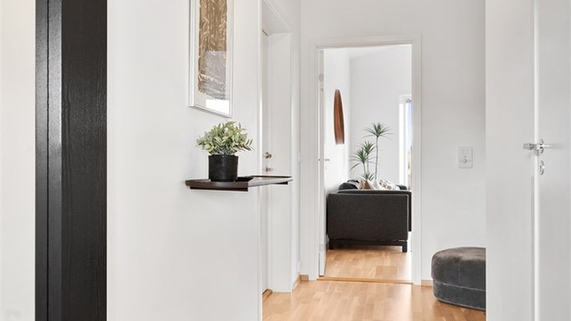 Entré/gang med god plass til og henge av seg yttertøyet.