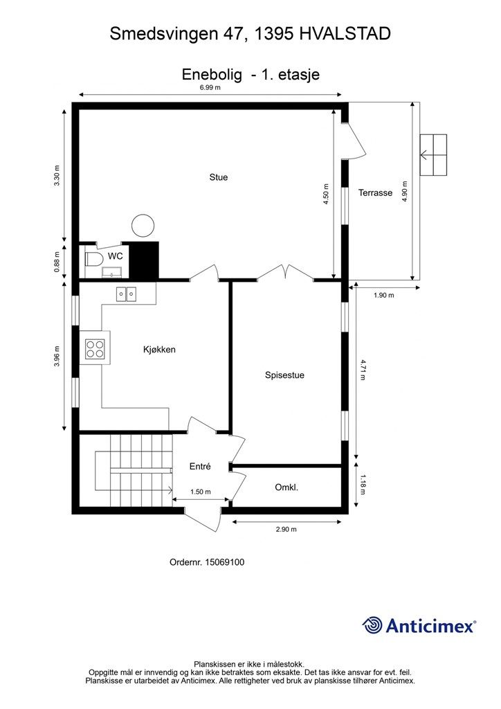 Plantegning - 1. etasje