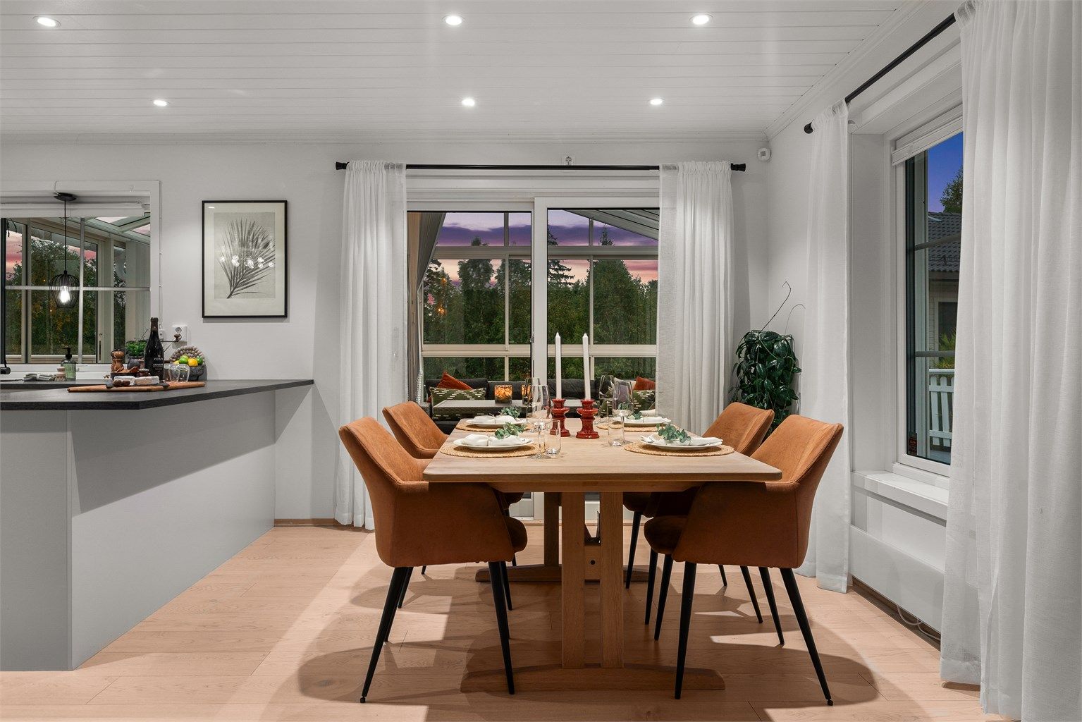 God plass til spisebord