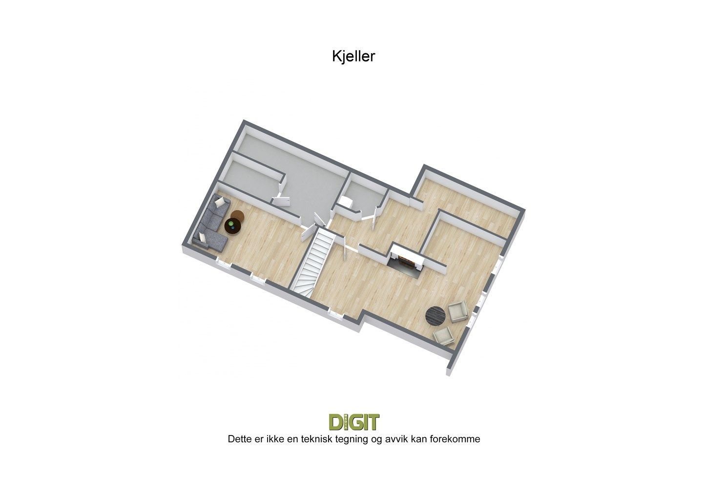 Ånebyveien 60 - 3D - Kjeller
