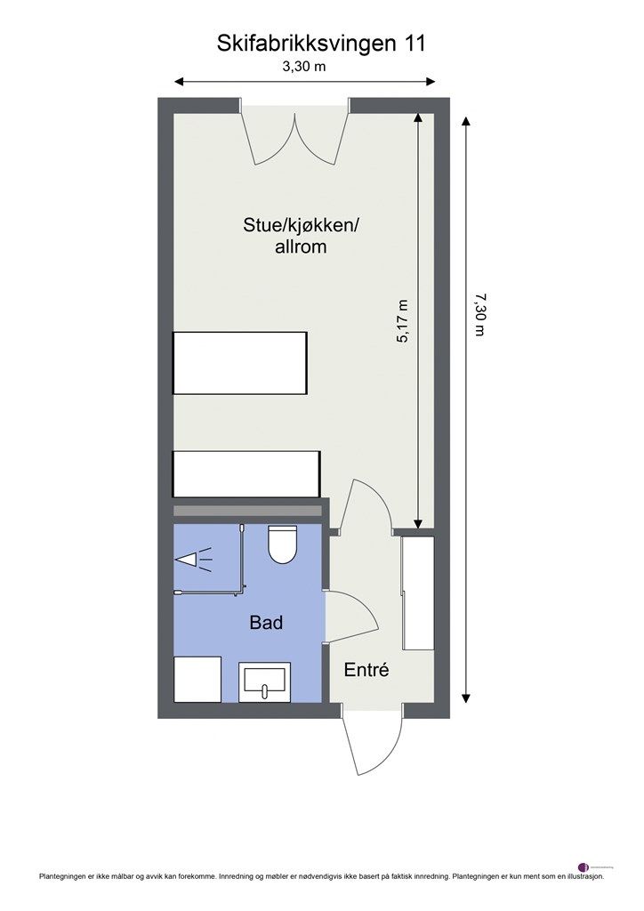 Plantegning 2. etasje.