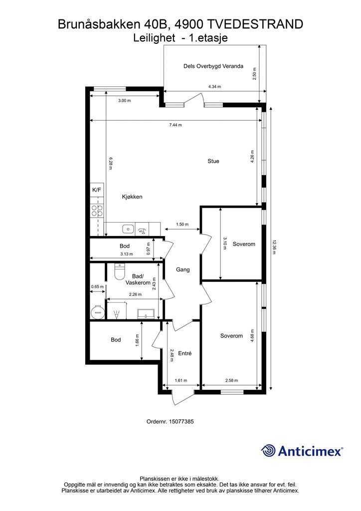 Plantegning 1. etasje