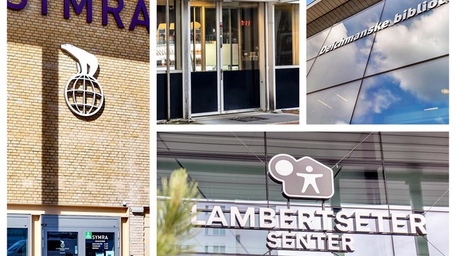 Gangavstand også til Lambertseter Senter med et bredt utvalg av butikker og caféer, samt bl.a. Vinmonopolet, Symra Kino, Deichmanske bibliotek og Sats treningssenter