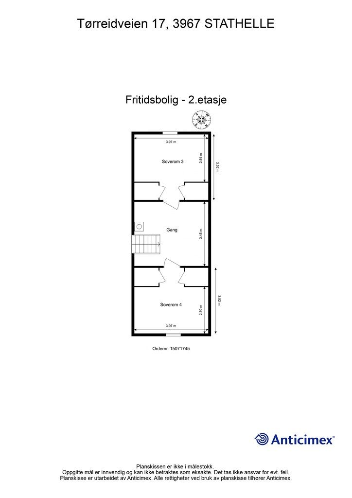 Plantegning - 2. etasje