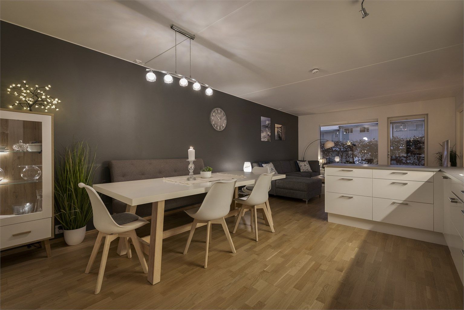 Leiligheten har balansert ventilasjon