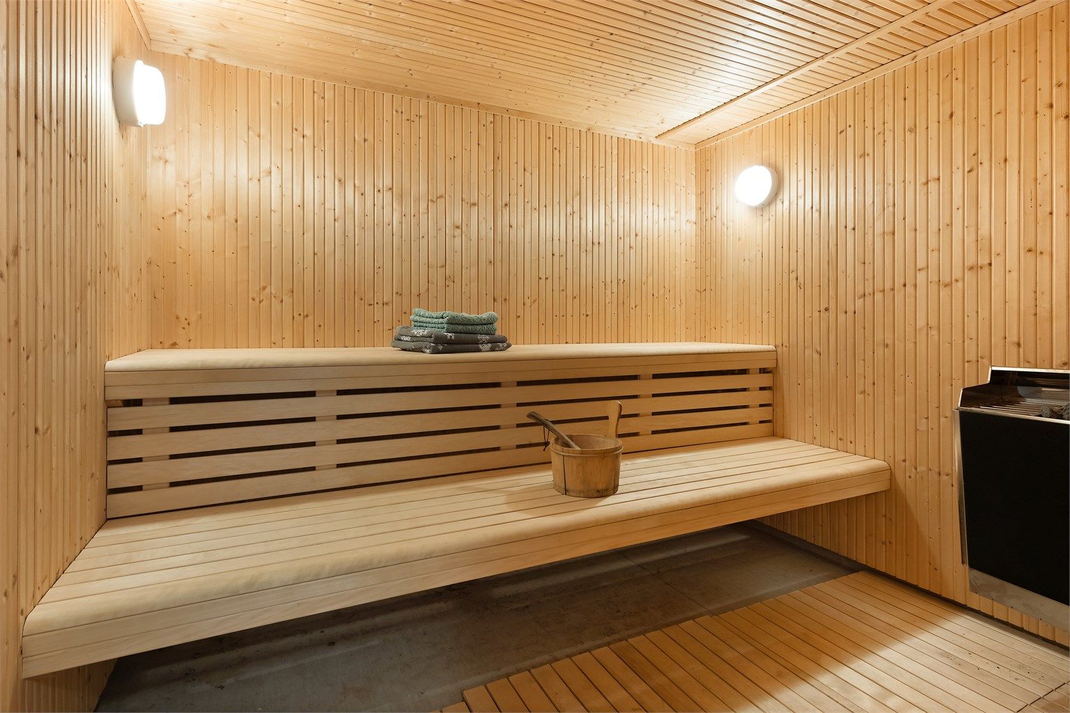 Årvollskogen har felles badstue