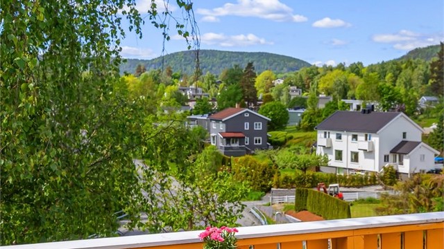 Utsikt fra takterrassen